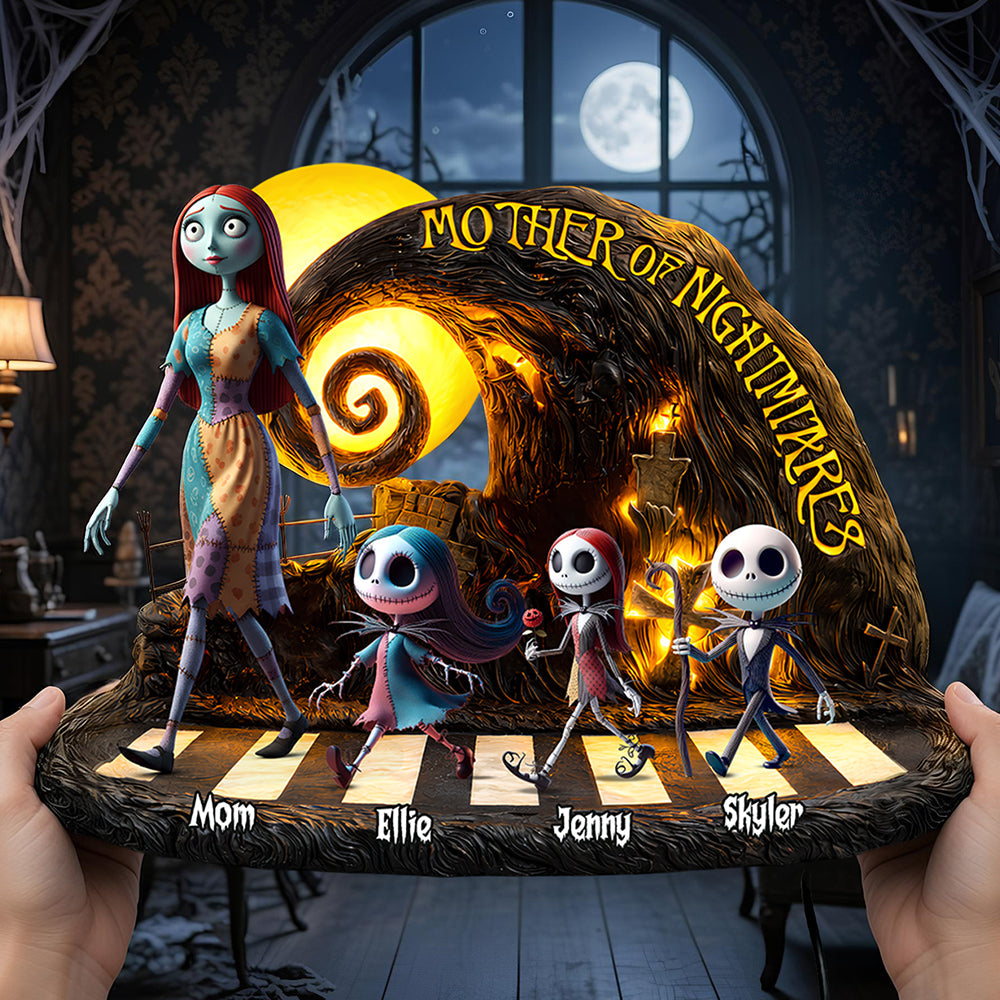 “Embrace the Spooky Spirit” - Spooky Mother Light Box - Personalized Gifts For Mom Light Box PopCulturePrints