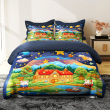 Load image into Gallery viewer, Personalized Hamster Quilt Bed Set for Kids - Cozy &amp; Creative Gift Blanket PopCulturePrints
