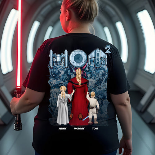 The Best Mom in the Galaxy – Personalized Custom Shirt for Moms, Grandmas, and More Shirts PopCulturePrints