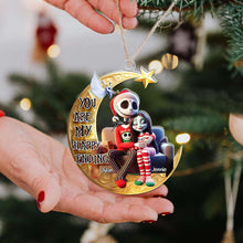 Load image into Gallery viewer, Custom Couples Acrylic Ornament - You Are My Happy Ending | Valentine&#39;s Day Gifts Ornament PopCulturePrints
