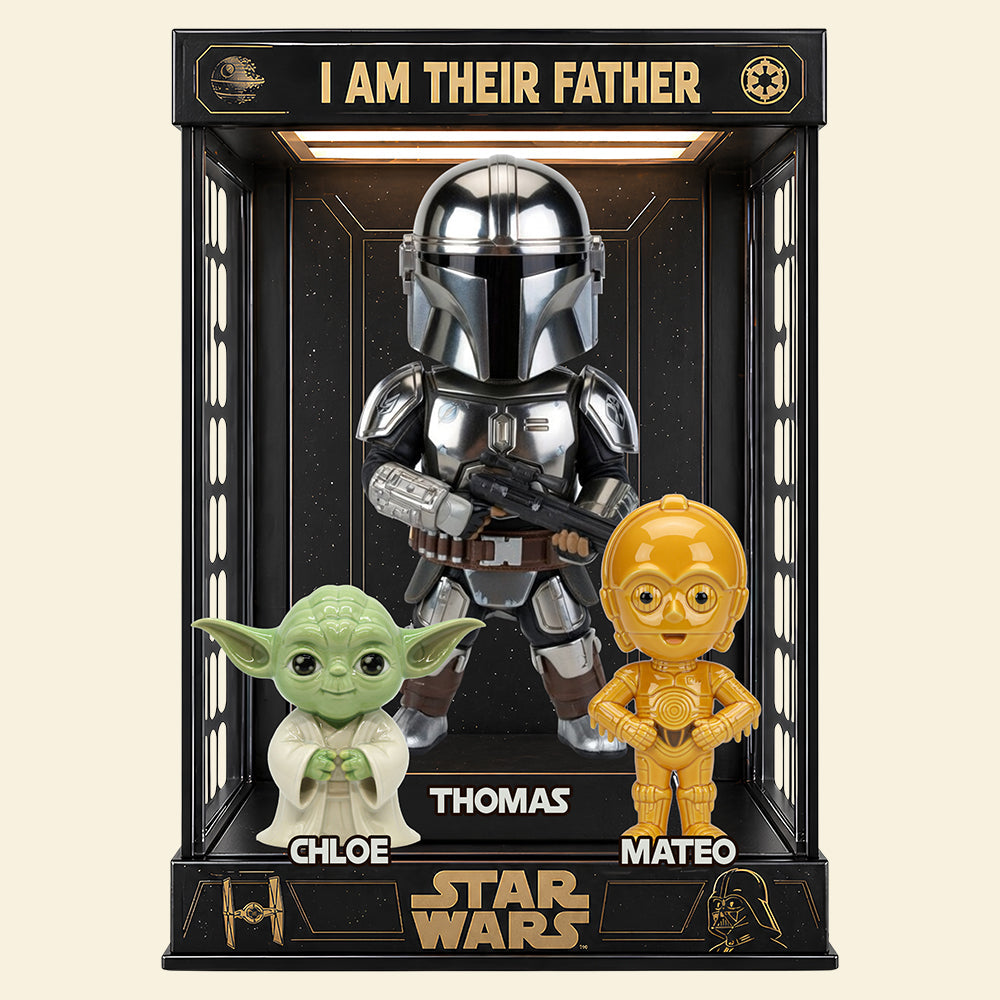 "I Am Their Father" - Epic Dad Acrylic Plaque - Personalized Gift for Dads & Grandpas Shaped Plaques PopCulturePrints