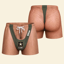 Load image into Gallery viewer, Celebrate Your Service With Humor! Hilarious Vacation Military Men's Shorts - Personalized Gifts For Veterans
