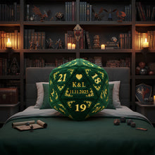 Load image into Gallery viewer, “Cherish Every Moment” - Custom Anniversary Pillow - Personalized Gift for Couples, Friends, and Loved Ones Pillow PopCulturePrints
