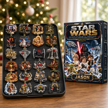 Load image into Gallery viewer, "A Galactic Adventure Awaits!" - Legend Cosmic Art Advent Calendar Blind Box Ornaments - Personalized Gifts for Star Wars Fans Advent Calendar PopCulturePrints
