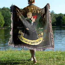 Load image into Gallery viewer, Magical Love Personalized Woven Blanket Blanket PopCulturePrints
