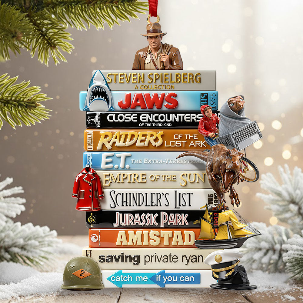 Personalized Masterpiece Stack Acrylic Ornament - A Perfect Gift for Cinema Geeks! Ornament PopCulturePrints