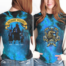 Load image into Gallery viewer, Personalized Mommy Wizard Family T-Shirt
