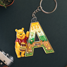 Load image into Gallery viewer, Cute Cartoon Bear Keychain - Personalized Gift for Fans and Friends Keychains PopCulturePrints
