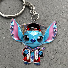 Load image into Gallery viewer, Celebrate Achievement with Custom Graduation Acrylic Keychain - Perfect Personalized Gift for Graduates Keychains PopCulturePrints
