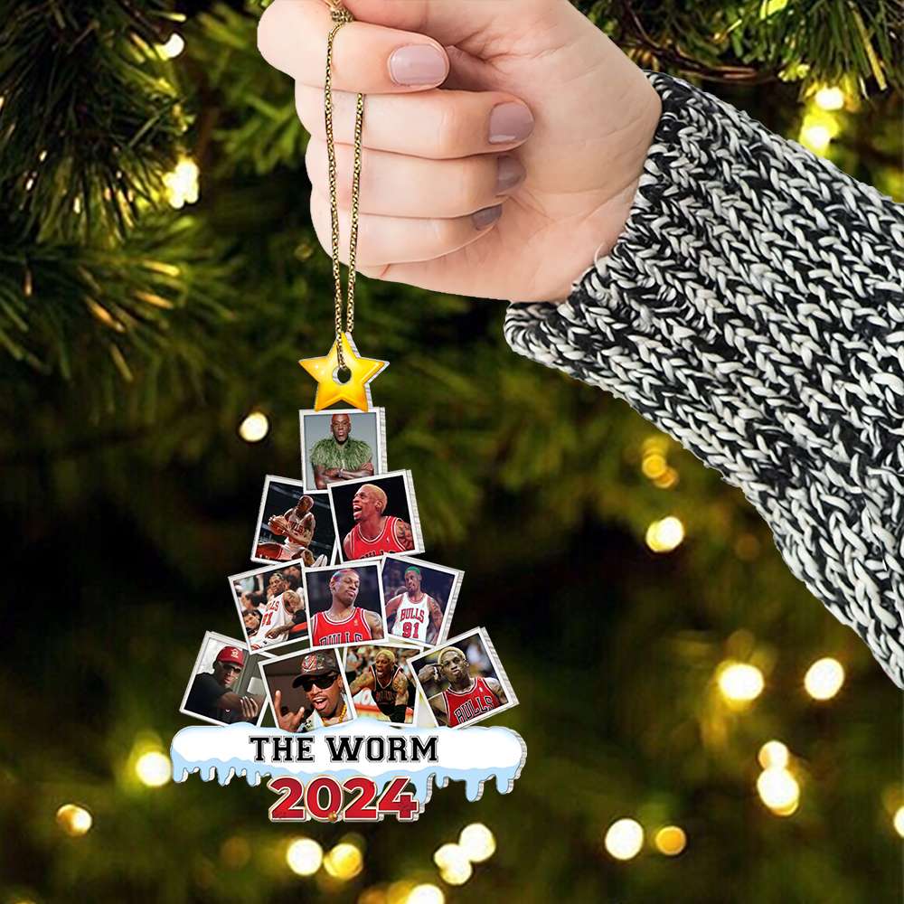 Personalized Basketball Fan Christmas Ornament - Themed Photo Gift 2024 Ornament PopCulturePrints