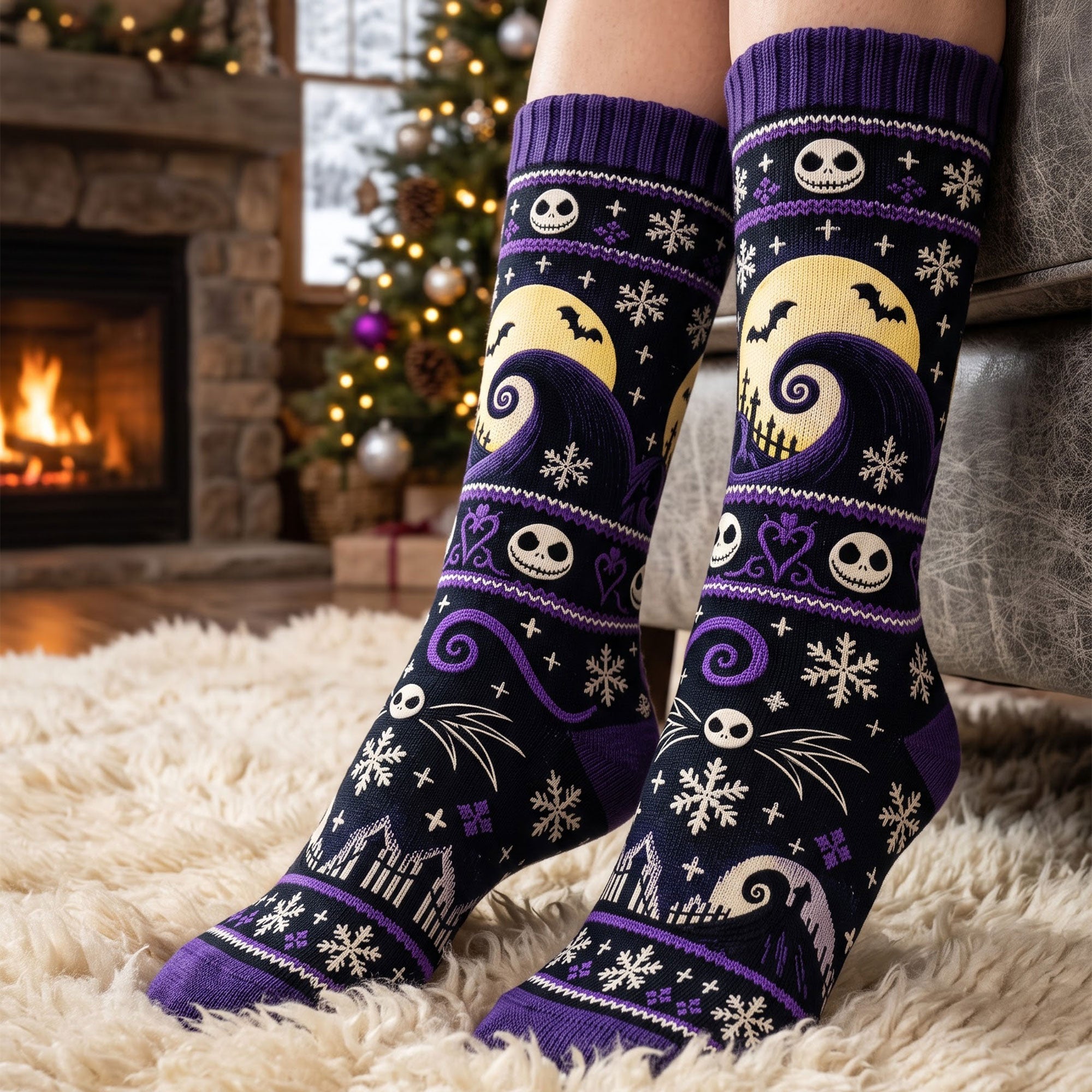 All I Want for Christmas is Your Big Butt - Personalized Midnight Mischief Christmas Socks