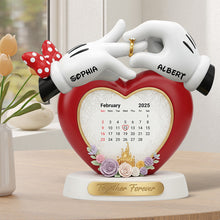 Load image into Gallery viewer, Together Forever - Personalized Sweet Love Story Acrylic Plaque for Couples Shaped Plaques PopCulturePrints
