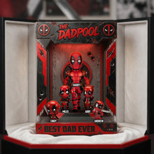 Load image into Gallery viewer, "Best Dad Ever" - Custom Acrylic Plaque - Personalized Gift for Dad and Grandpa Shaped Plaques PopCulturePrints
