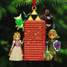 Load image into Gallery viewer, Unlock Your Adventure: Game Fan Acrylic Christmas Ornament - Personalized Gifts for Game Lovers Ornament PopCulturePrints
