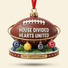 Load image into Gallery viewer, Celebrate Togetherness: Sporty Christmas Love Ornament - Personalized Gift for Family &amp; Friends
