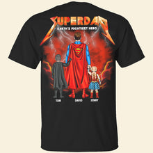 Load image into Gallery viewer, Super Dad - Personalized Gifts For Dad GRER2005 Shirt Shirts PopCulturePrints
