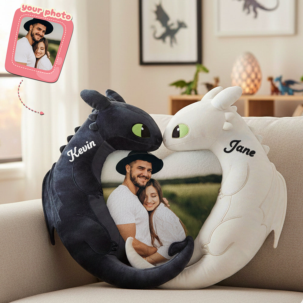 Love You to the Moon and Back - Couple Custom Photo Pillow - Personalized Gift for Couples Pillow PopCulturePrints