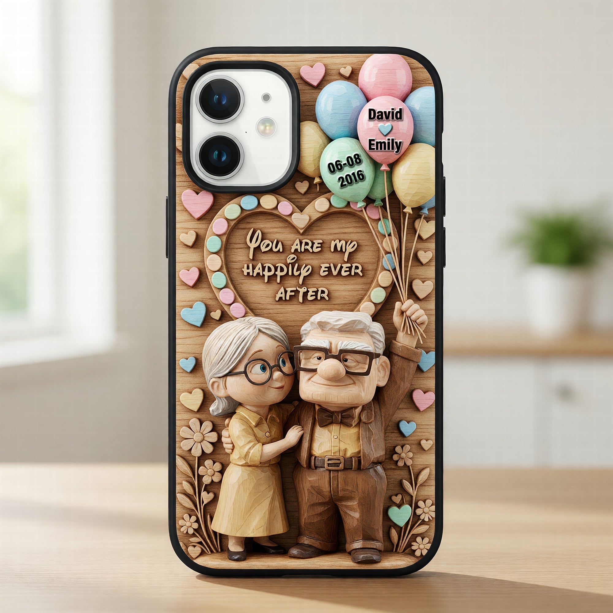 You Are My Happily Ever After - Personalized Eternal Love Phone Case for Couples Phone Case PopCulturePrints