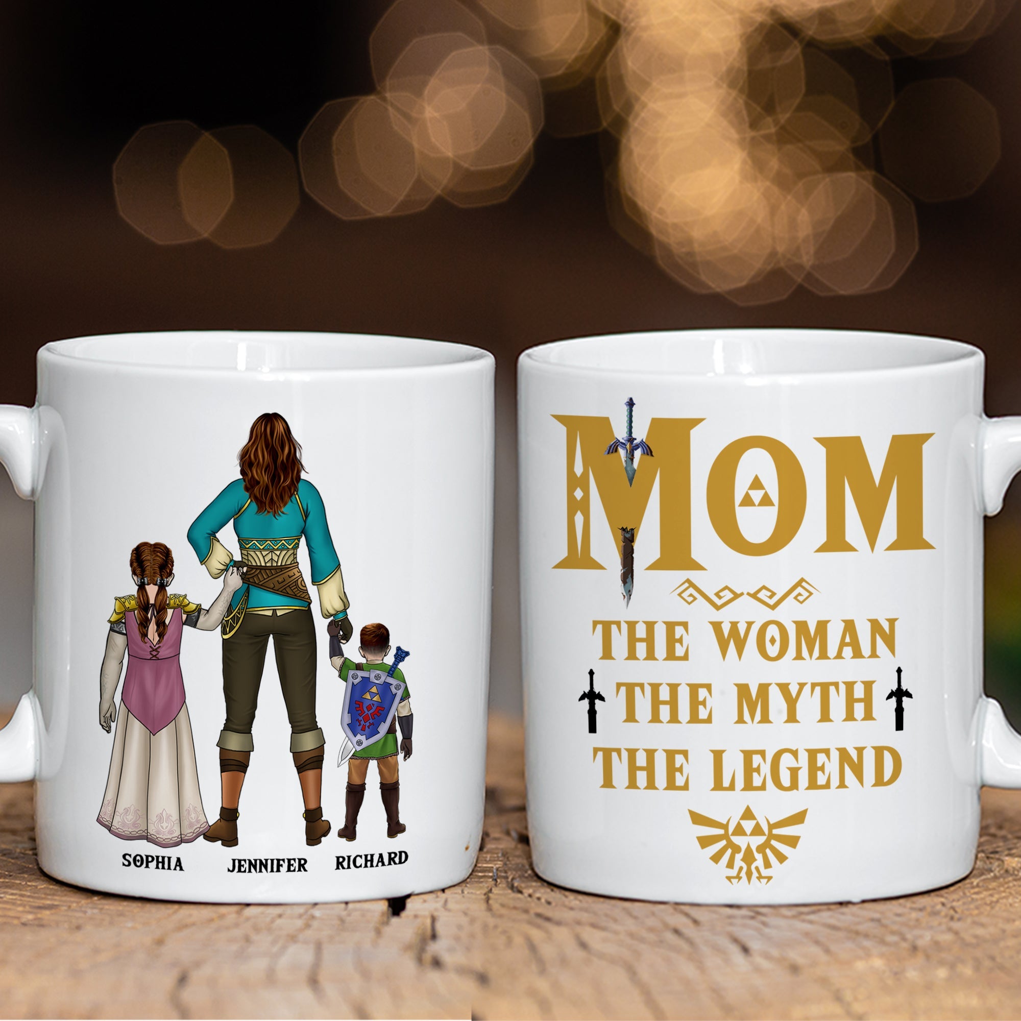 Legendary Mom Personalized Coffee Mug - Mother's Day Gift Coffee Mug PopCulturePrints