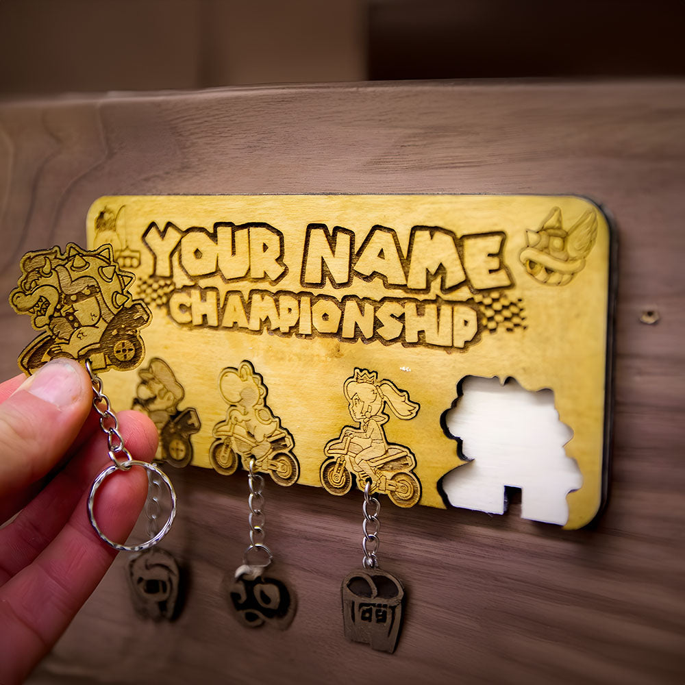 Personalized Family Modern Life Doormat Key Holder PopCulturePrints