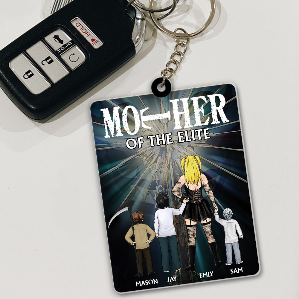 Elite Father's Day Personalized Keychain Keychains PopCulturePrints