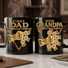 Load image into Gallery viewer, "First Dad, Now Grandpa" - Personalized Magic Mug for Father's Day and Grandparent Gifts Coffee Mug PopCulturePrints

