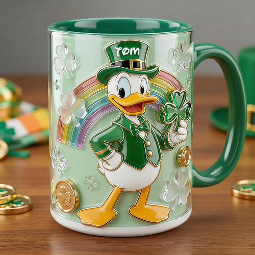 “Catch Your Luck!” - Lucky Accent Mug - Personalized Gift for Every Occasion Coffee Mug PopCulturePrints