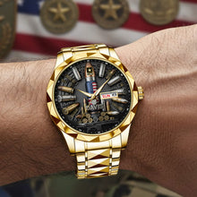Load image into Gallery viewer, “Honor Our Heroes” – Military Men's Watch - Personalized Gift for Veterans Men's Watch PopCulturePrints
