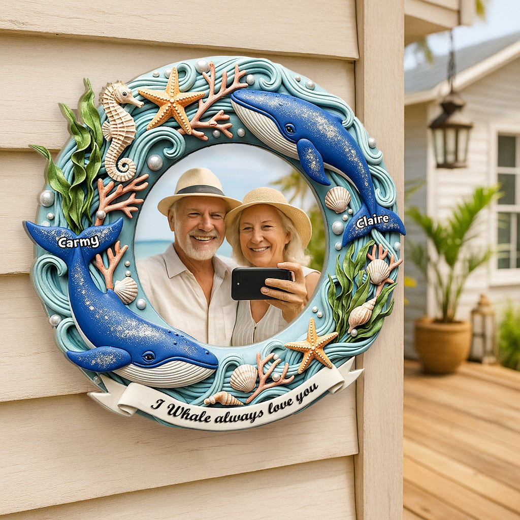 I Whale Always Love You - Custom Shaped Mirror for Couples Mirror PopCulturePrints
