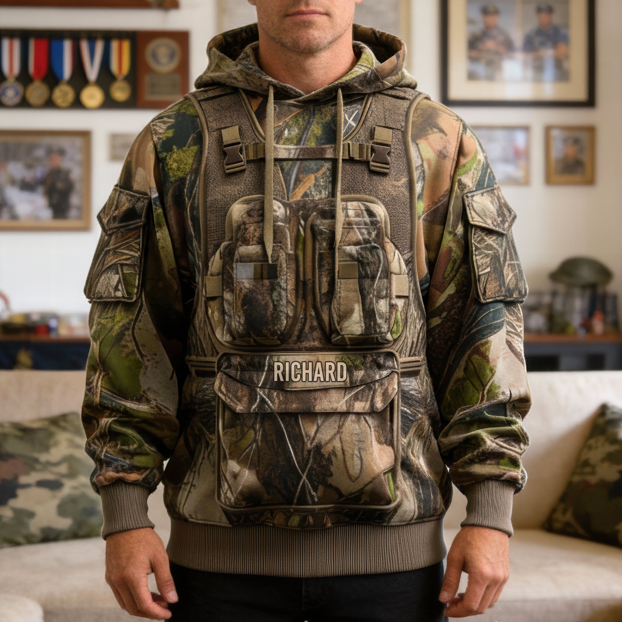 Hunt in Style - Customizable Outdoor Hunting 3D Hoodie – Perfect Gift for Hunting Enthusiasts AOP Products PopCulturePrints