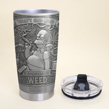 Load image into Gallery viewer, Today&#39;s Good Mood - Chill Smokers Tumbler - Personalized Gift for Weed Lovers Tumbler Cup PopCulturePrints
