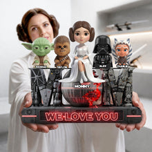 Load image into Gallery viewer, “We Love You, Mommy!” - Universe Protector Acrylic Plaque - Personalized Gifts for Mother's Day Shaped Plaques PopCulturePrints
