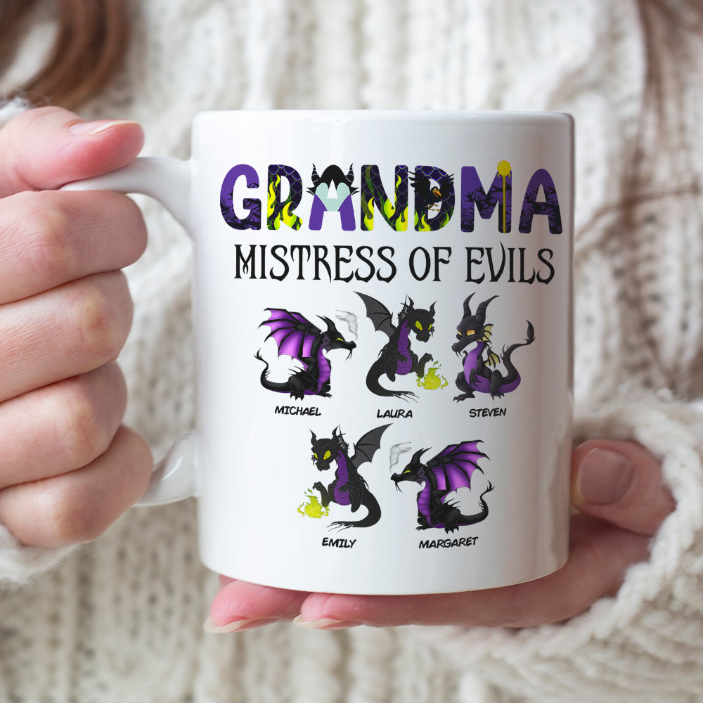Personalized Evil Mom Mistress of Evils Coffee Mug Coffee Mug PopCulturePrints