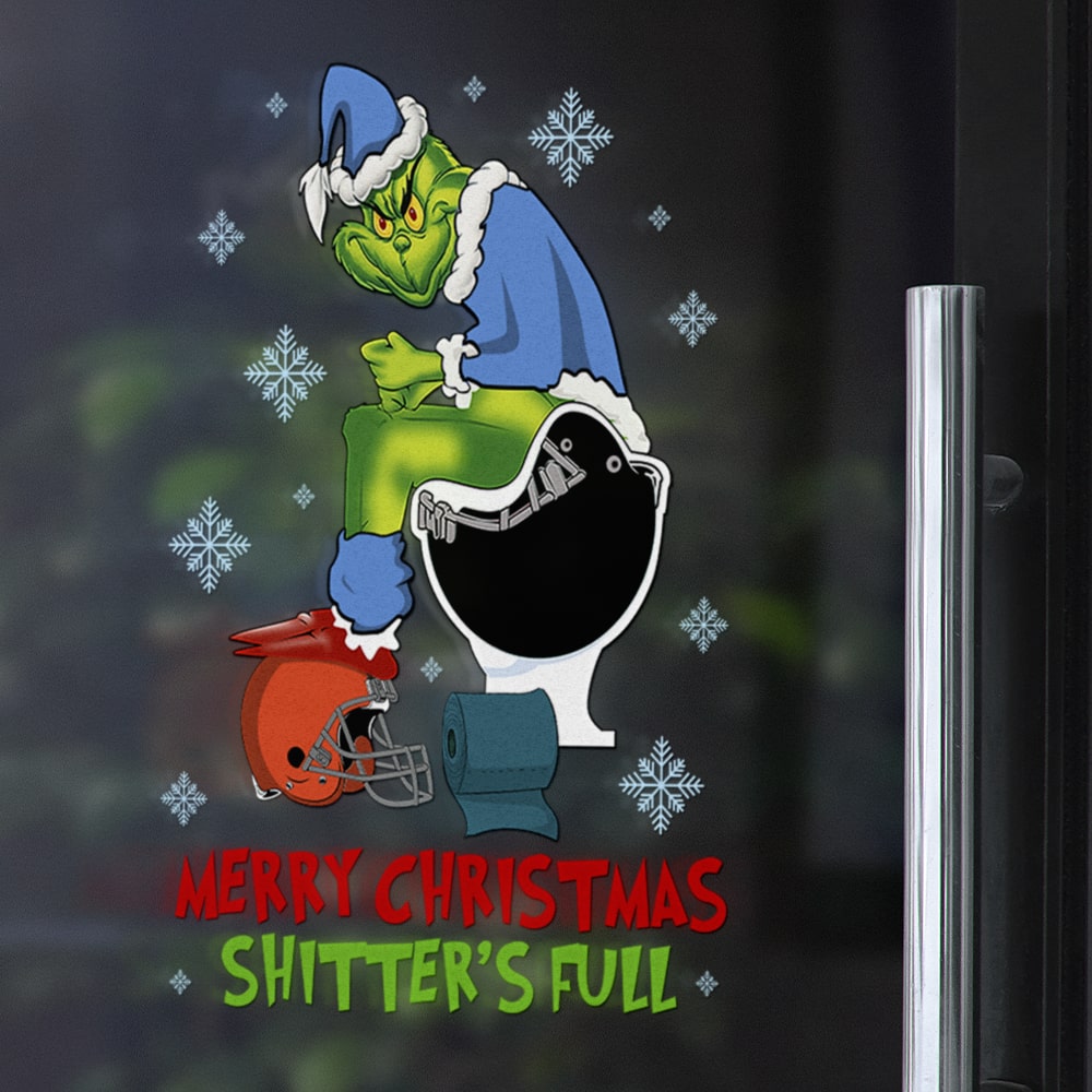 Merry Christmas Personalized Football Lover Decal Decal Sticker PopCulturePrints