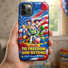 Load image into Gallery viewer, Celebrate Freedom: USA 250th Anniversary Phone Case - Personalized Gift for Patriots Phone Case PopCulturePrints
