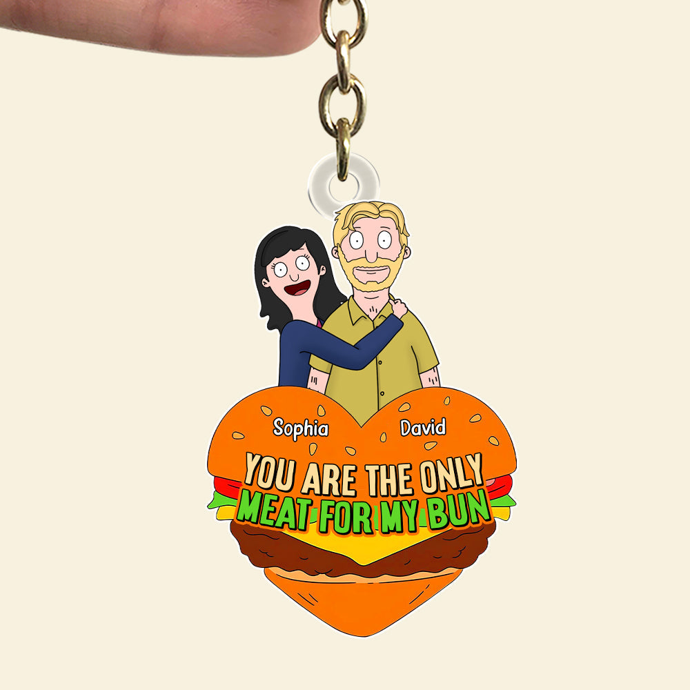 Unique Personalized Couple Keychain | Funny Valentine's Day Gifts for Him & Her Keychains PopCulturePrints