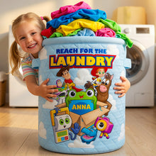 Load image into Gallery viewer, Reach For The Laundry Basket - Personalized Gift for Kids
