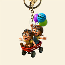 Load image into Gallery viewer, You Are My Greatest Adventure Keychain - Personalized Gifts for Couples Keychains PopCulturePrints
