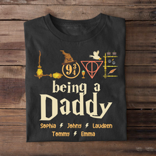 Load image into Gallery viewer, Custom Harry Potter Father&#39;s Day T-Shirt - Being a Daddy
