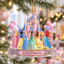 Load image into Gallery viewer, Sisters Forever - A Magical Personalized Ornament for Your Sisters Ornament PopCulturePrints
