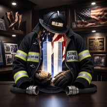 Load image into Gallery viewer, “Honoring Heroes, Lighting Memories” - Firefighter Memorial Heaven Acrylic Light Box - Personalized Custom Gift for Loved Ones
