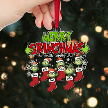 Load image into Gallery viewer, Personalized Merry GrinchMas Glitter Shirt for Off-road Lovers
