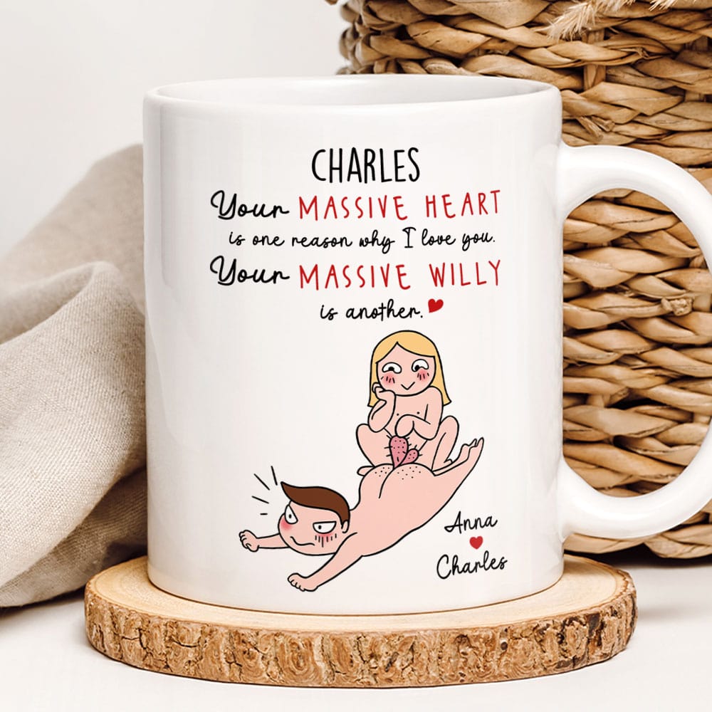 Personalized Couples Coffee Mug - A Unique Love Declaration Coffee Mug PopCulturePrints