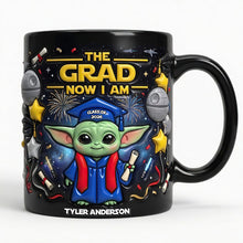 Load image into Gallery viewer, The Grad Now I Am - Magical Personalized Graduation Mug for Every Graduate Coffee Mug PopCulturePrints
