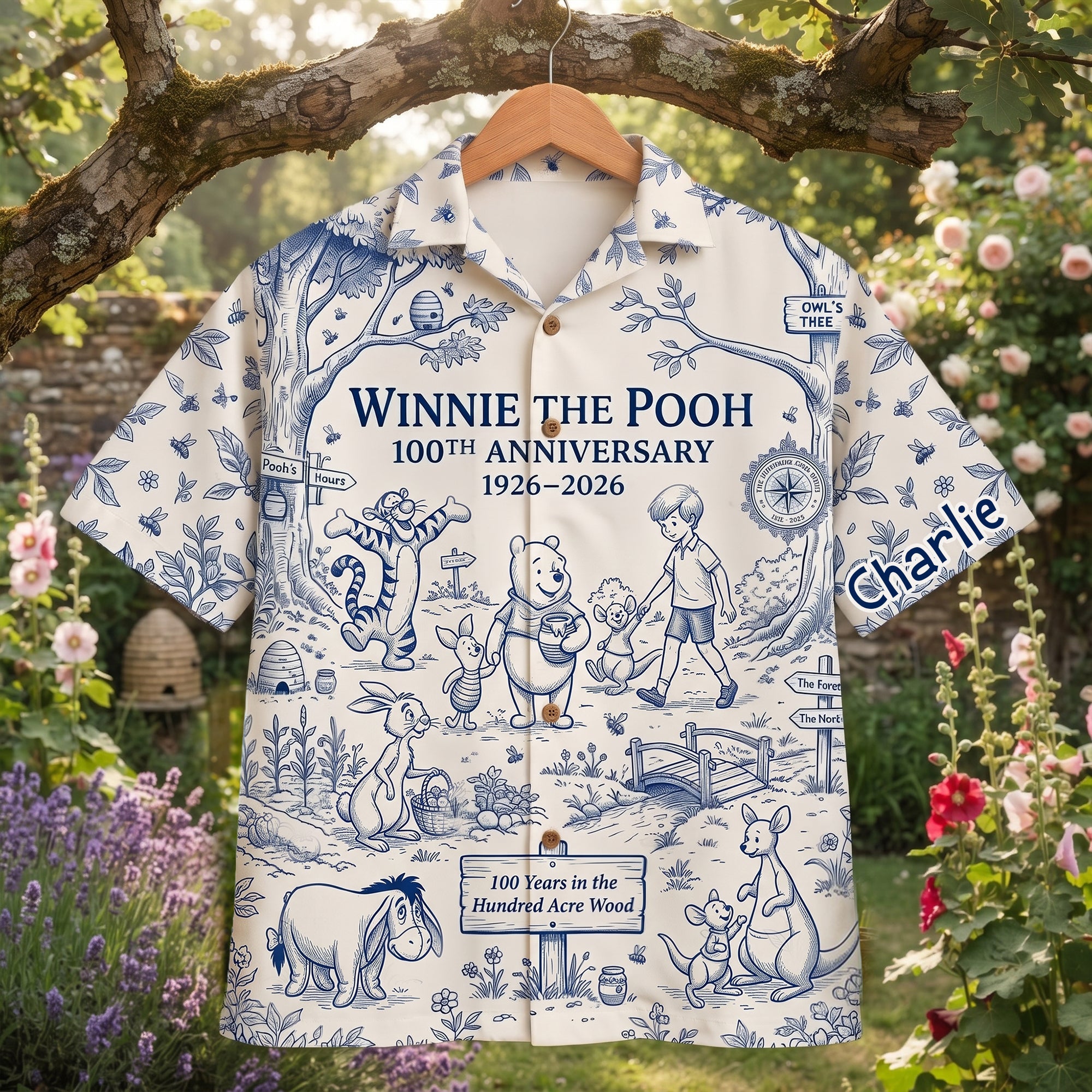 100th Aniversary Hawaiian Shirt - Personalized Gifts For Childhood Shirt 04tylu010726 Hawaiian Shirts PopCulturePrints