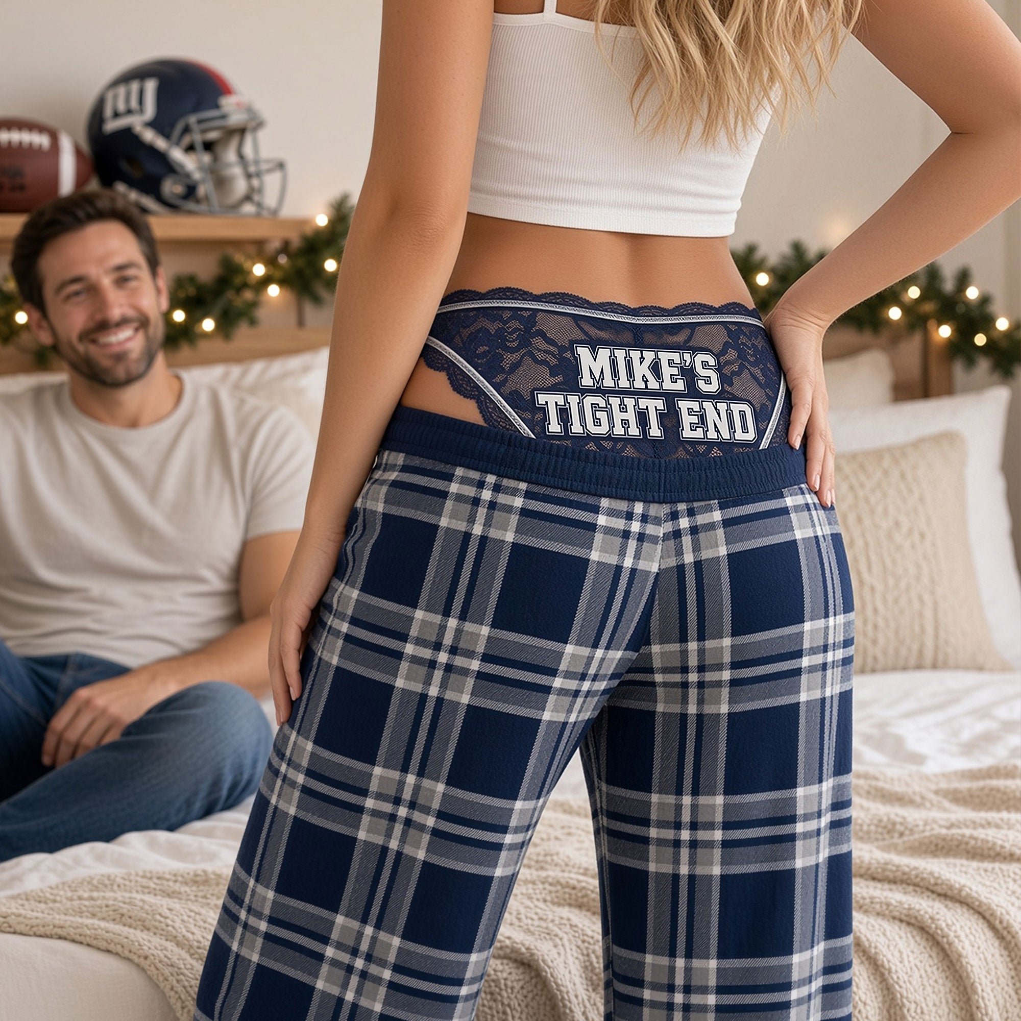Personalized Rivalry Game Pajama Pants - Perfect Gift for Sport Lovers