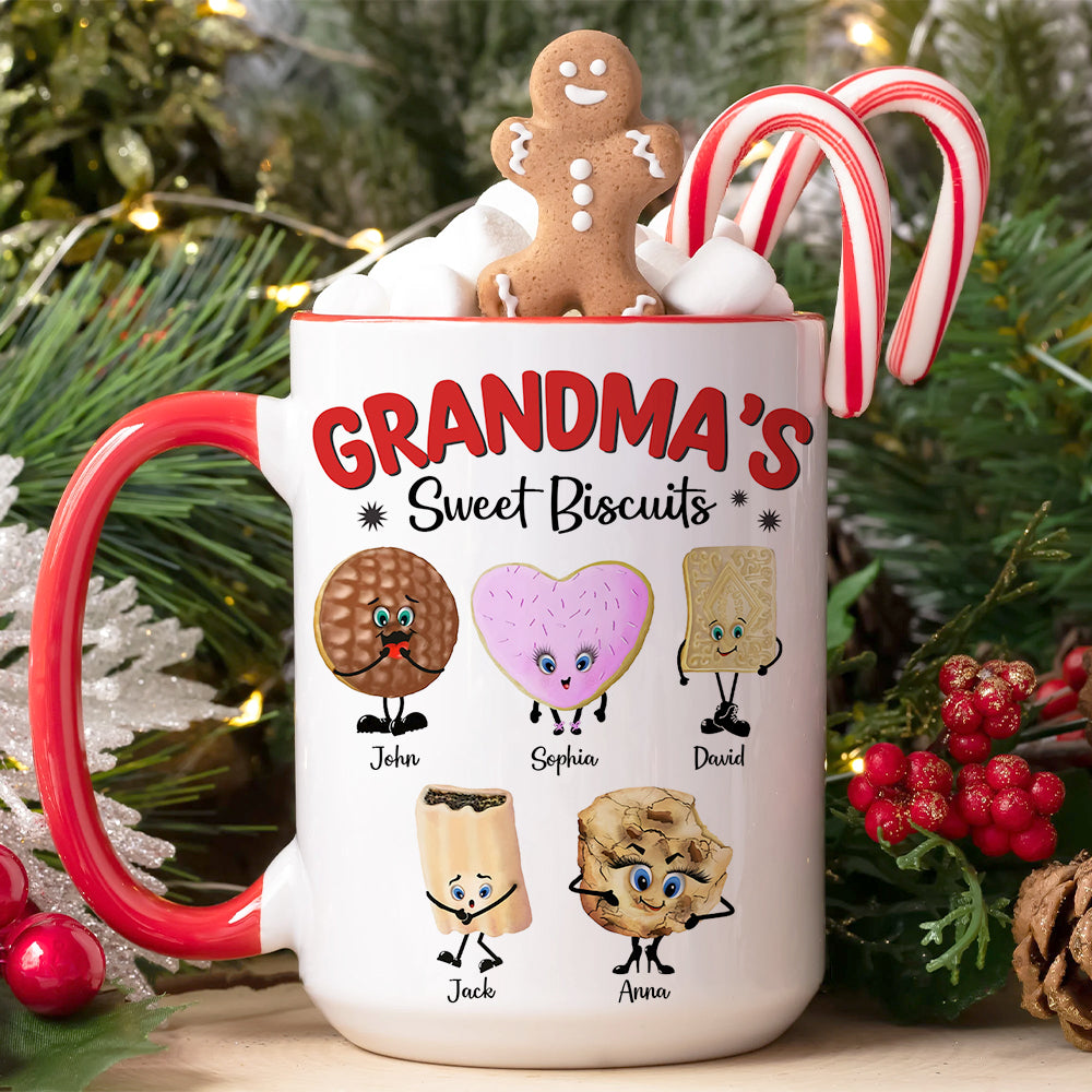 Personalized Grandma's Sweet Biscuits Coffee Mug Coffee Mug PopCulturePrints