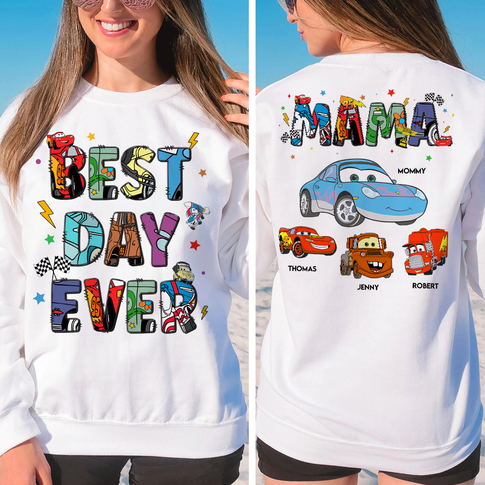Best Day Ever - Personalized Gifts for Mom T-Shirt Shirts PopCulturePrints