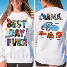Load image into Gallery viewer, Best Day Ever - Personalized Gifts for Mom T-Shirt Shirts PopCulturePrints
