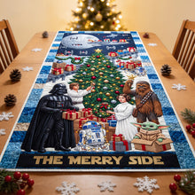 Load image into Gallery viewer, The Merry Side Quilted Table Runner - Personalized Christmas Gift for Star Wars Fans
